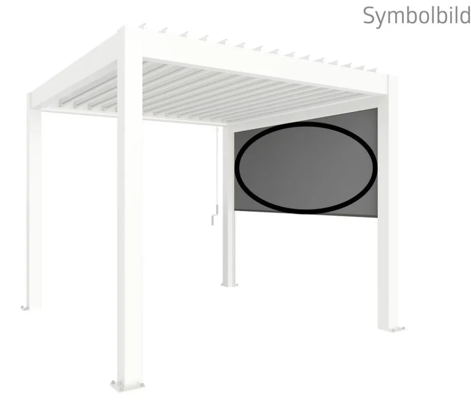 Biohort Sonnenschutzrollo Gr. 4 m, elektrisch, ca. B235/H10/T327 cm