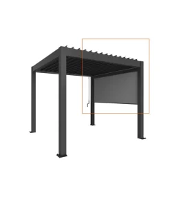 Biohort Sonnenschutzrollo Gr. 4 m, ca. B364/H235/T10 cm