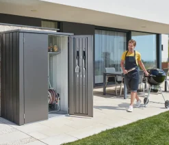 Biohort Terrassenschrank Romeo L High, ca. B132/H181/T87 cm