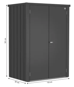 Biohort Terrassenschrank Romeo L High, ca. B132/H181/T87 cm