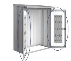 Biohort Türpaket WoodStock® 150