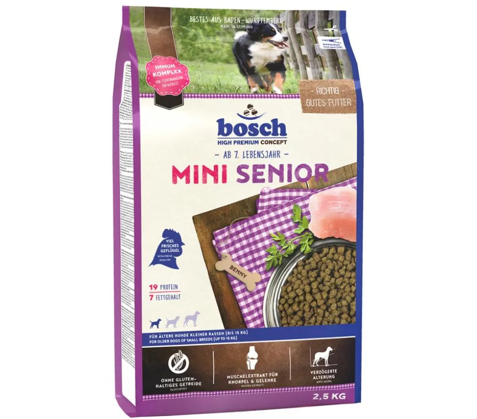 bosch Trockenfutter für Hunde Mini Senior