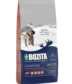 BOZITA Trockenfutter für Hunde Grain Free Mother & Puppy XL, Elch