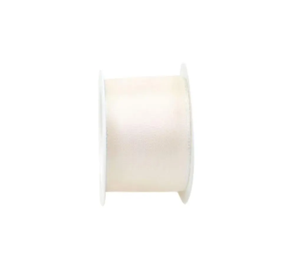 Braun+Company Taftband mit Draht, 4 cm, ca. L200 cm