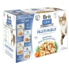 Brit Care Nassfutter für Katzen Flavour Box Filets in Gelee Adult, 12 x 85 g