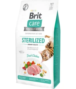 Brit Care Trockenfutter für Katzen Sterilized Urinary Health Adult, Huhn