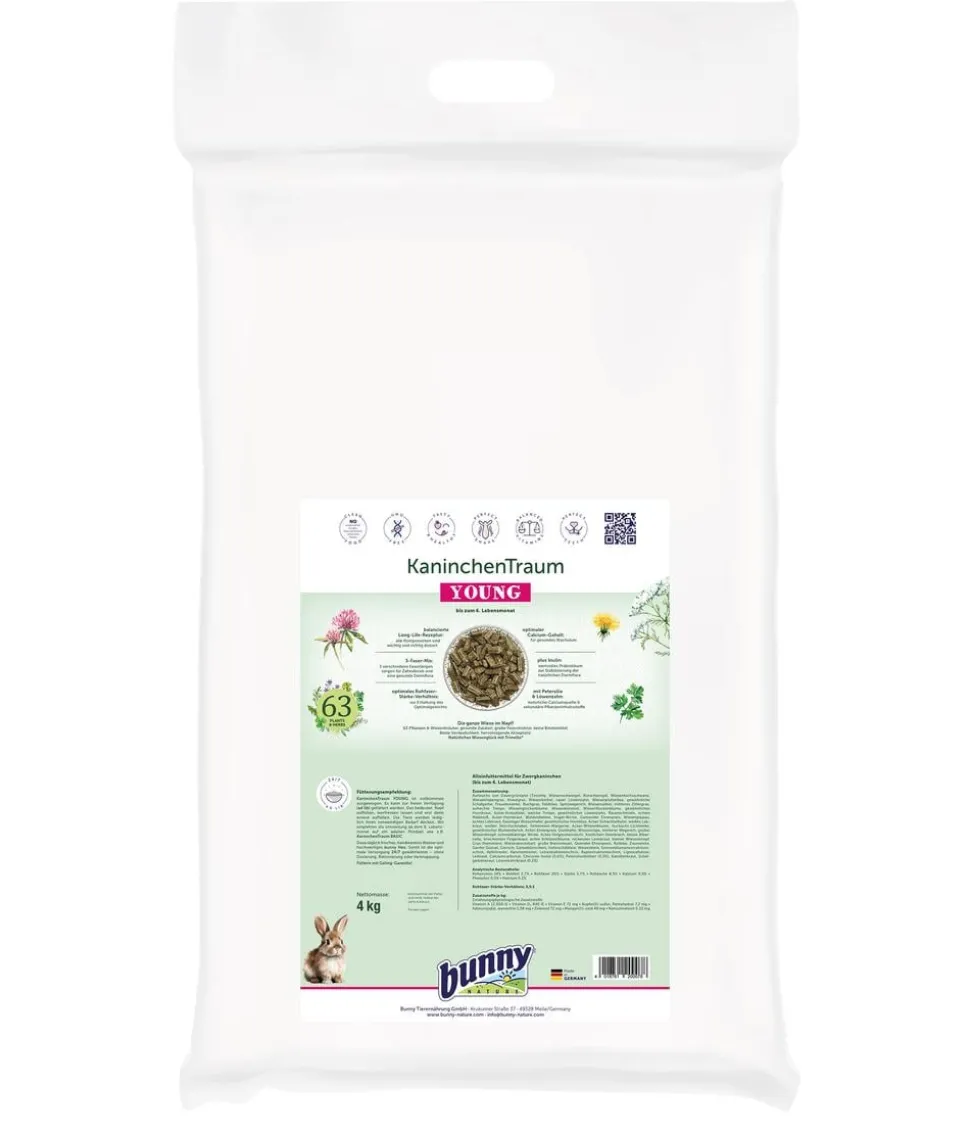 bunny® NATURE Kaninchenfutter KaninchenTraum YOUNG