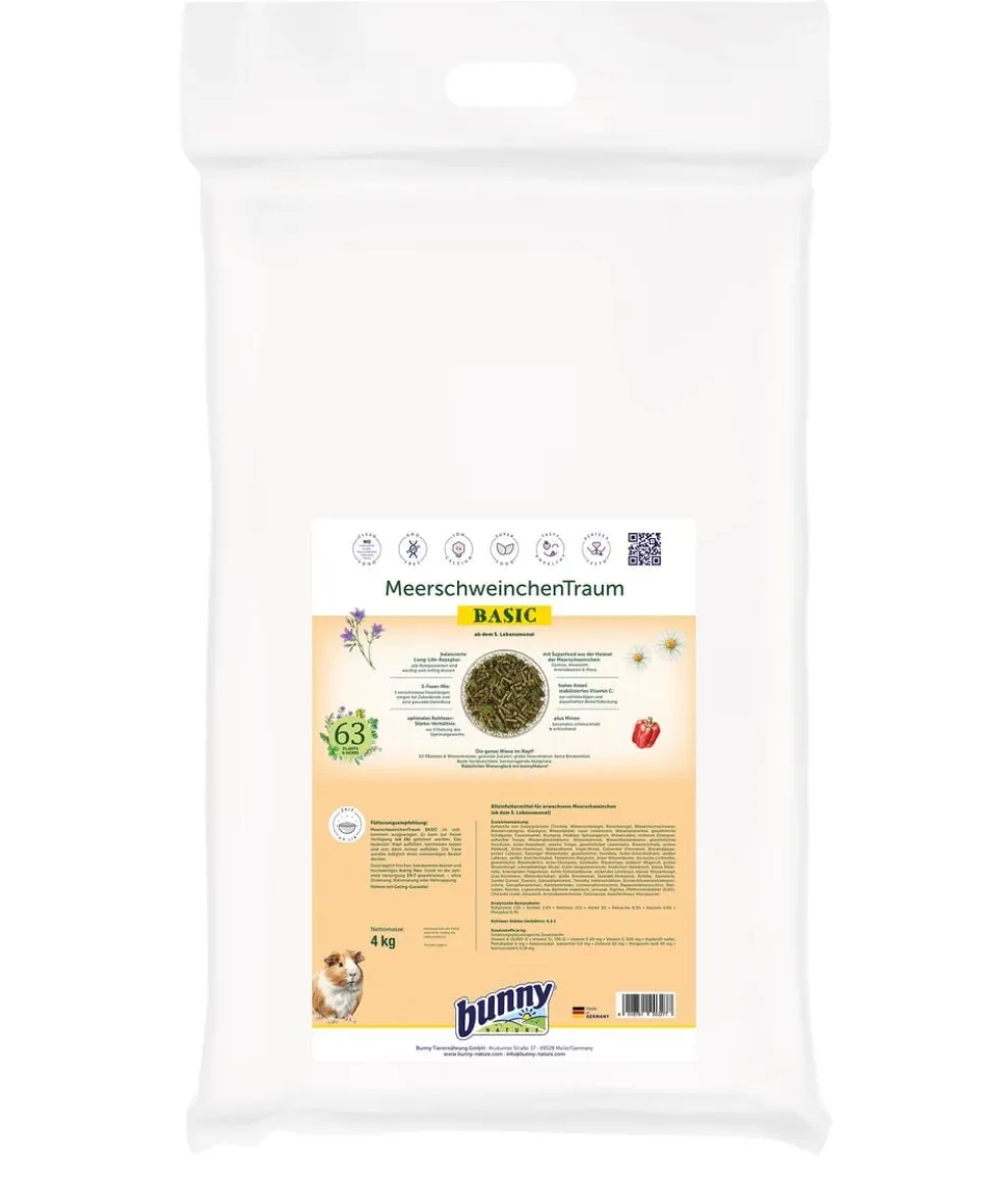 bunny® NATURE Meerschweinchenfutter MeerschweinchenTraum BASIC