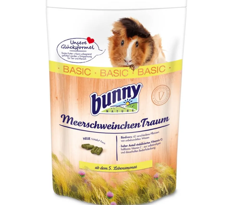 bunny® NATURE Meerschweinchenfutter MeerschweinchenTraum BASIC