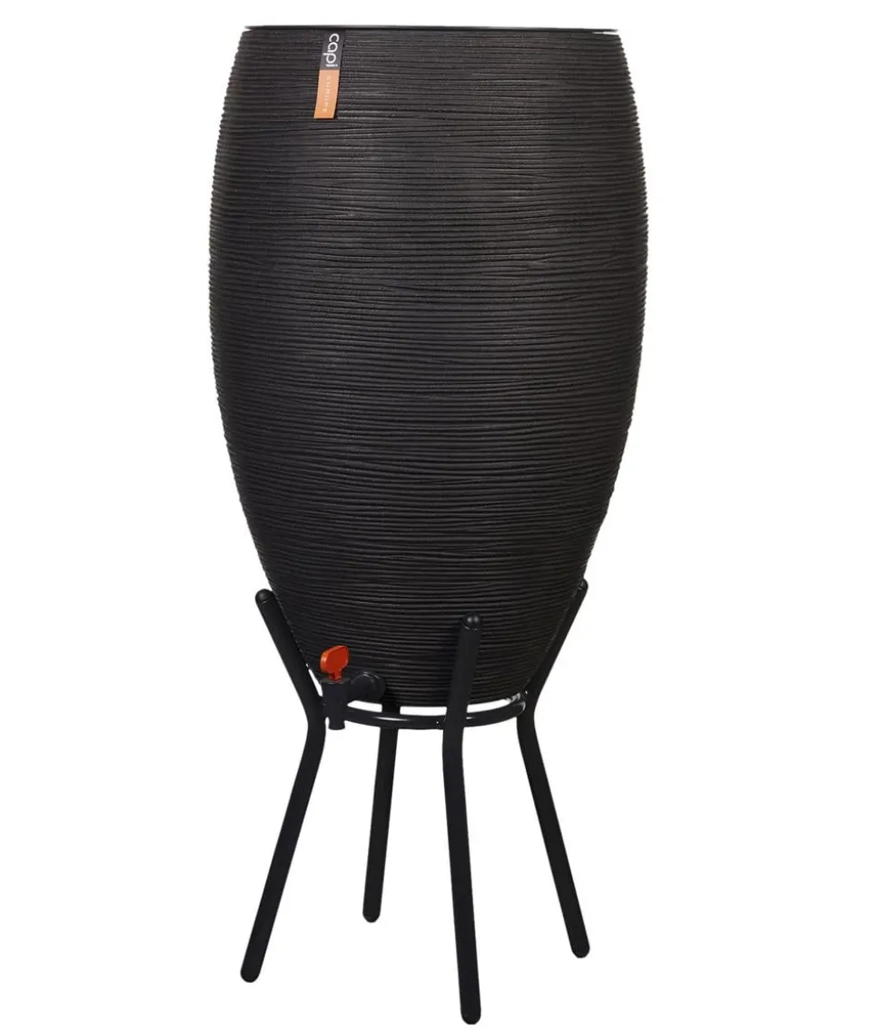 Capi Europe Kunststoff-Regentonne Rib, 130 l