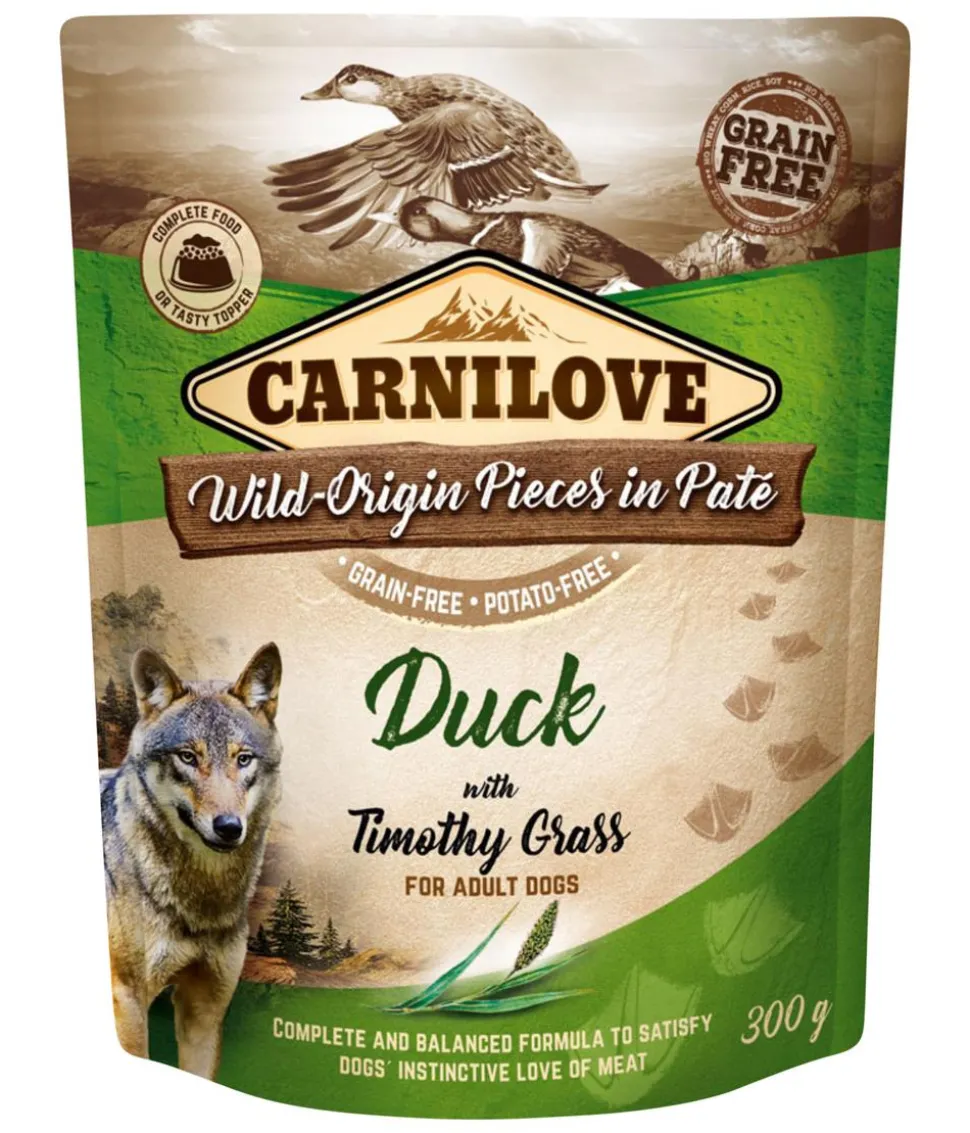 Carnilove Nassfutter für Hunde Wild-Origin Paté Adult, 300 g