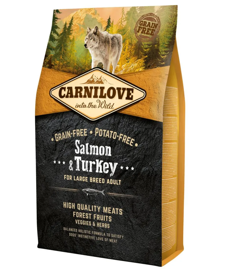Carnilove Trockenfutter für Hunde Large Breed Adult, Lachs & Truthahn