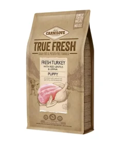 Carnilove True Fresh Trockenfutter für Hunde Welpen, Truthahn