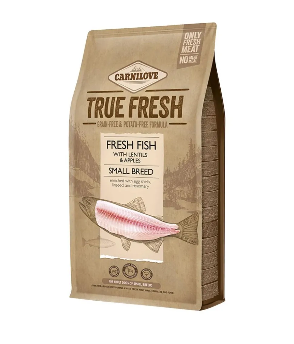 Carnilove True Fresh Trockenfutter für Hunde Small Breed Adult, Fisch