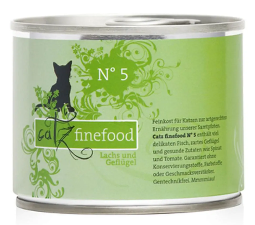 catz finefood Nassfutter für Katzen, 6 x 200 g