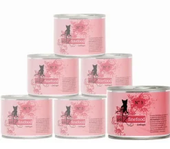 catz finefood Nassfutter für Katzen, 6 x 200 g