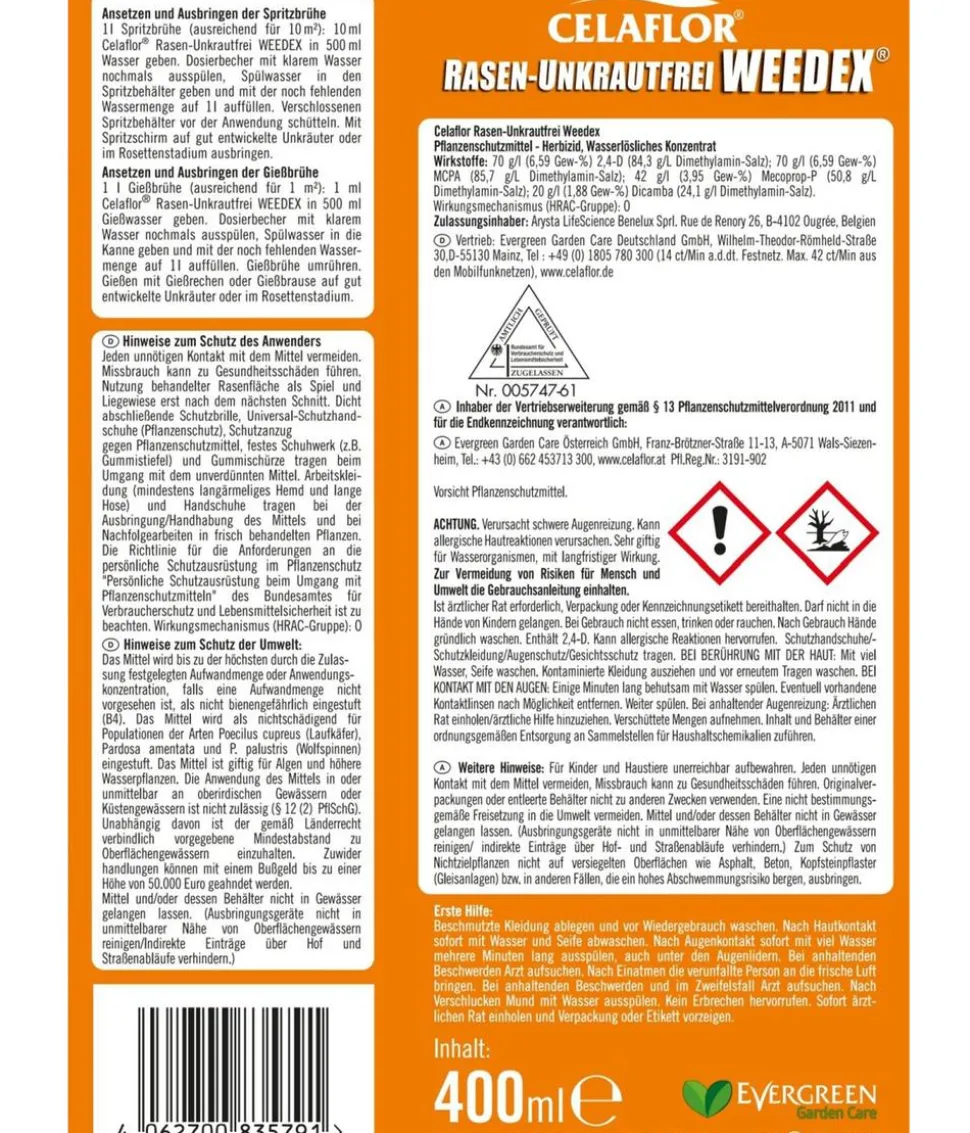 Celaflor® Rasen-Unkrautfrei Weedex®