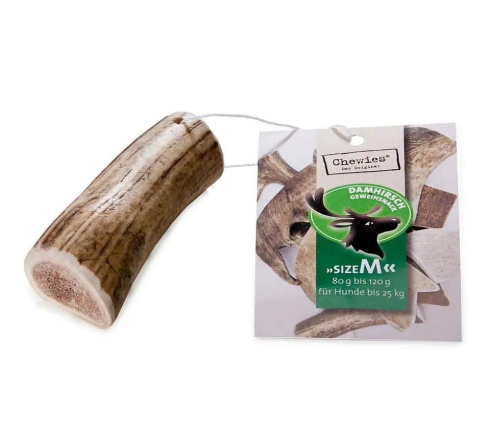 Chewies Hundesnack Geweihsnack Damhirsch