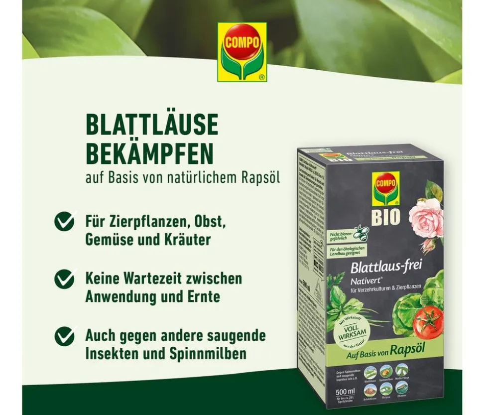 COMPO BIO Blattlaus-frei Nativert®, flüssig, 500 ml
