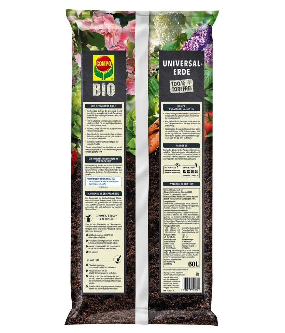 COMPO BIO Universalerde torffrei