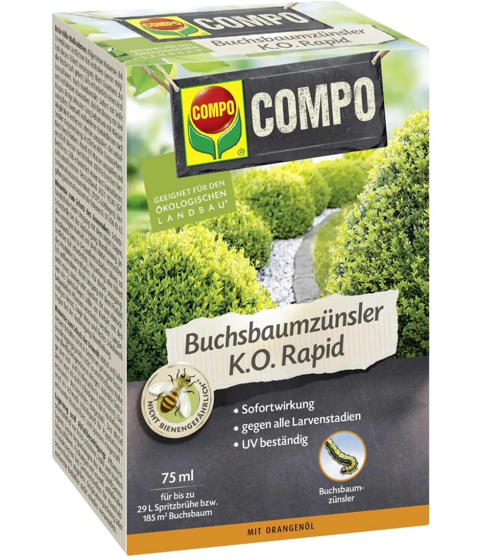 COMPO Buchsbaumzünsler K.O. Rapid, flüssig, 75 ml