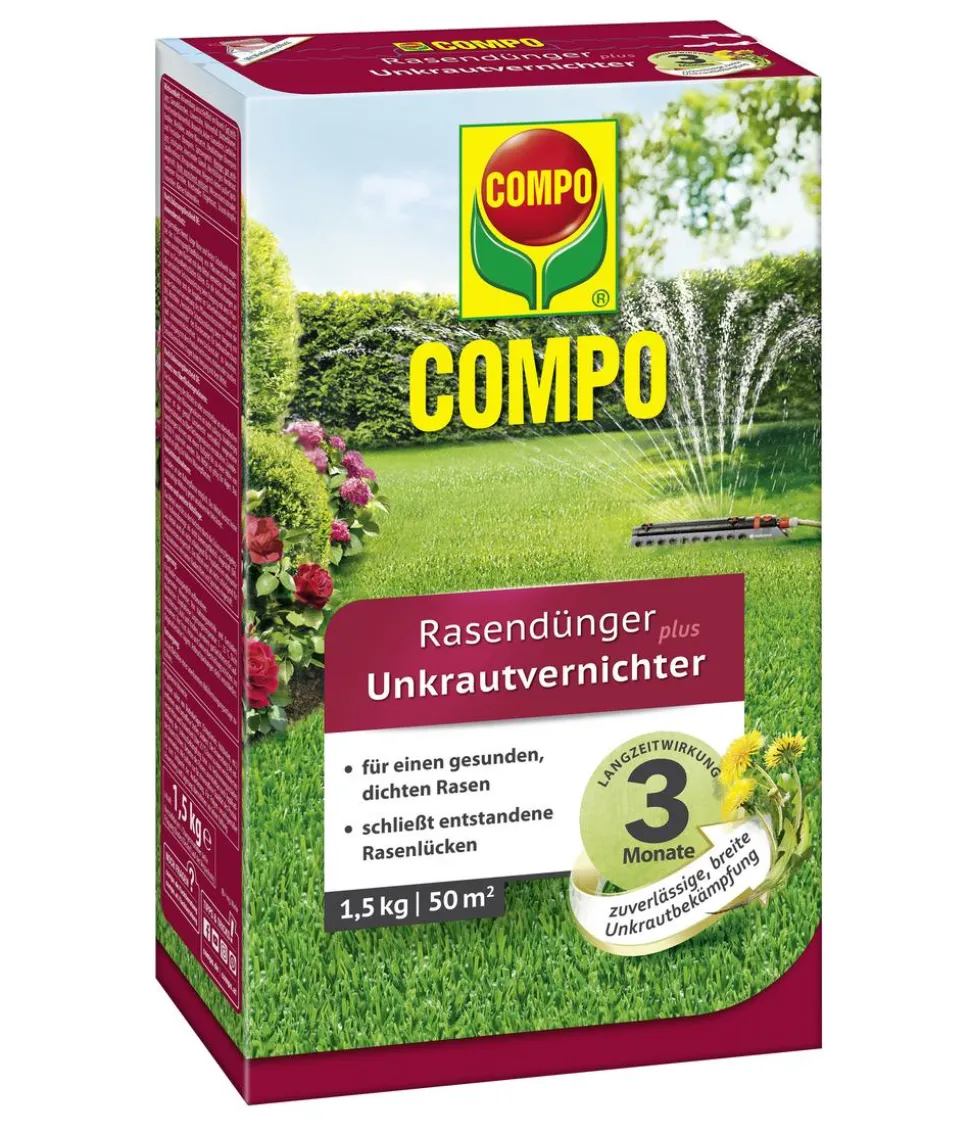 COMPO Rasendünger plus Unkrautvernichter