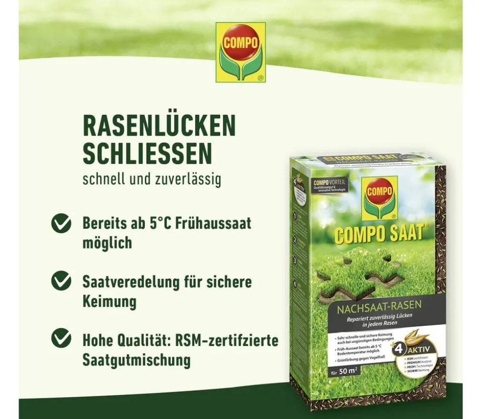 COMPO Saat® Nachsaat-Rasen