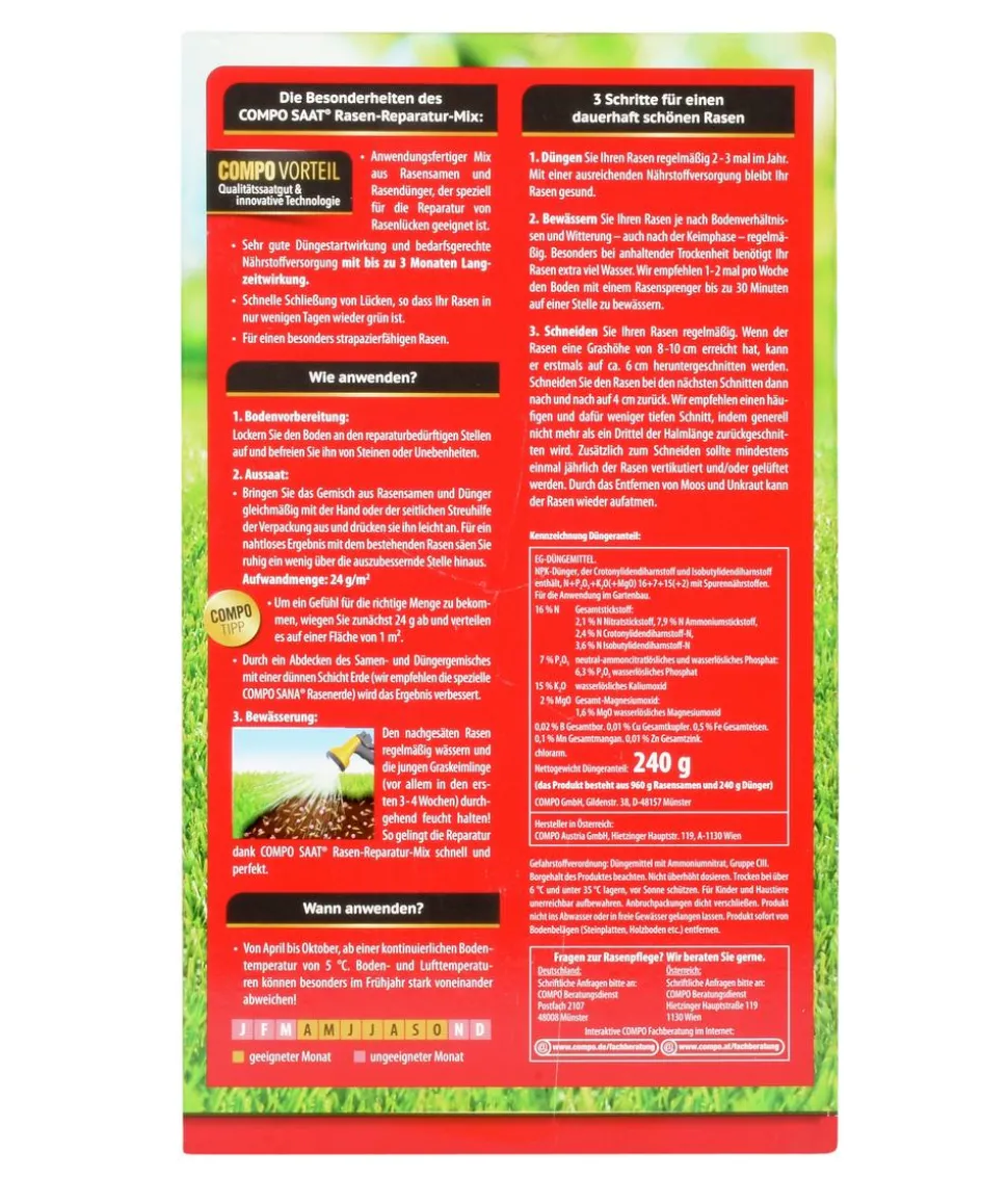 COMPO Saat® Rasenreparatur Mix