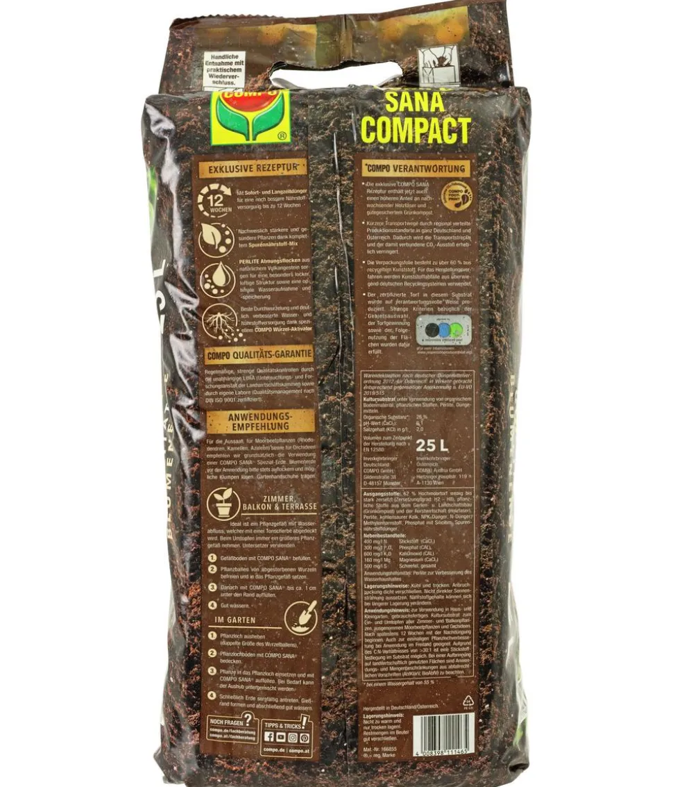 COMPO SANA® COMPACT Qualitäts-Blumenerde