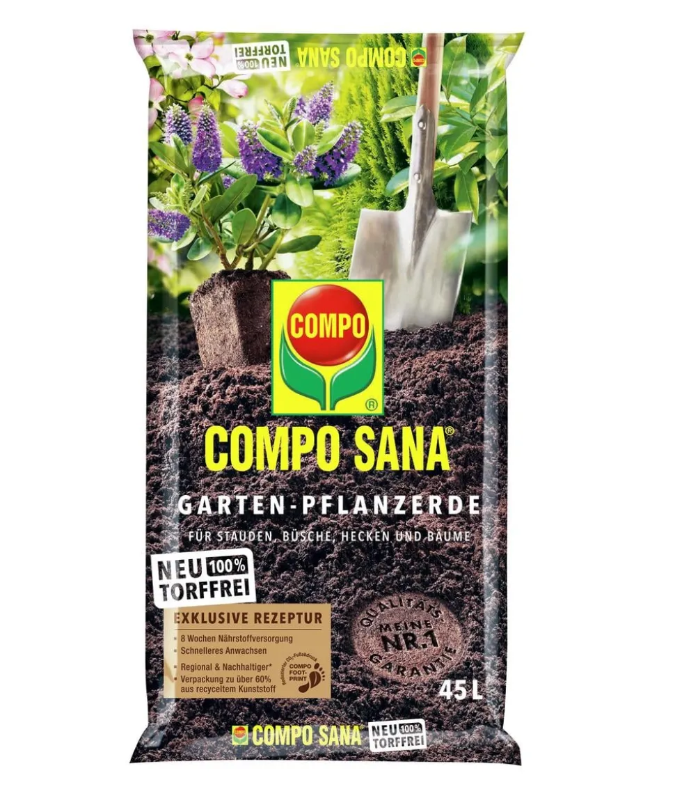 COMPO SANA® Garten-Pflanzerde, torffrei, 45 l