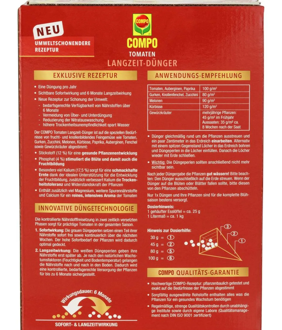 COMPO Tomaten Langzeit-Dünger