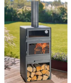 CookKing Terrassenofen Vento Plus, ca. B50/H150/T50 cm