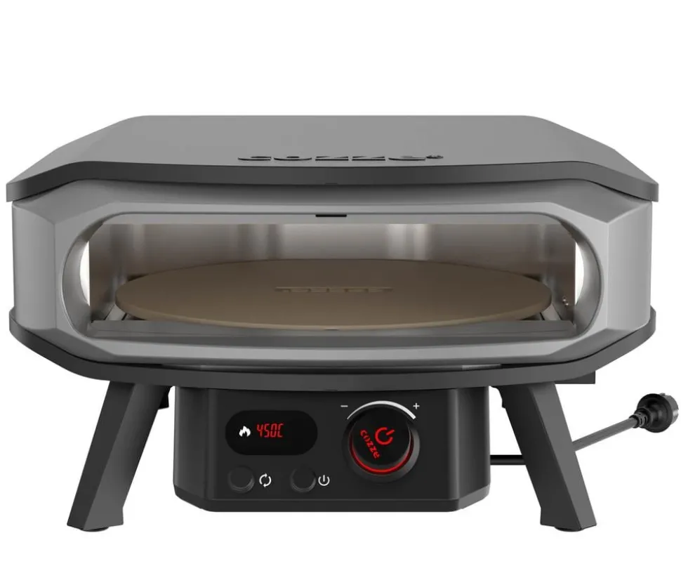 Cozze elektrischer Pizzaofen Premium Rotate 42 cm (17"), mit Thermometer inkl. Pizzastein, ca. B60,5/H33/T62,5 cm