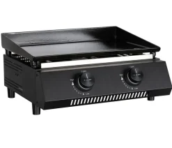 Cozze Gasgrill Plancha G-400 mit 2 Brennern, ca. B49/H22,5/T45,5 cm