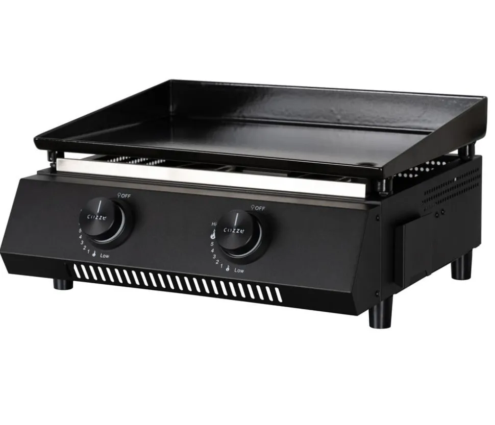 Cozze Gasgrill Plancha G-400 mit 2 Brennern, ca. B49/H22,5/T45,5 cm