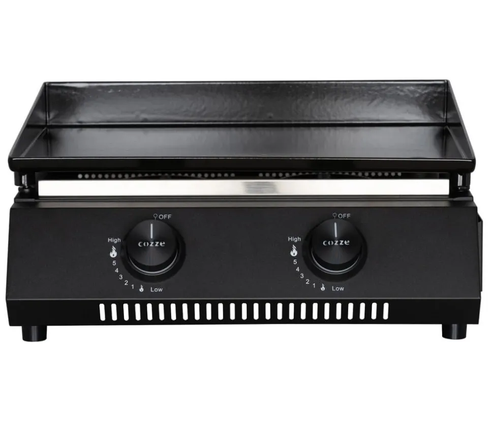 Cozze Gasgrill Plancha G-400 mit 2 Brennern, ca. B49/H22,5/T45,5 cm