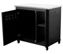 Cozze Outdoor-Küche Außentisch 90 mit Edelstahl-Arbeitsplatte, ca. B93,5/H90/T60 cm