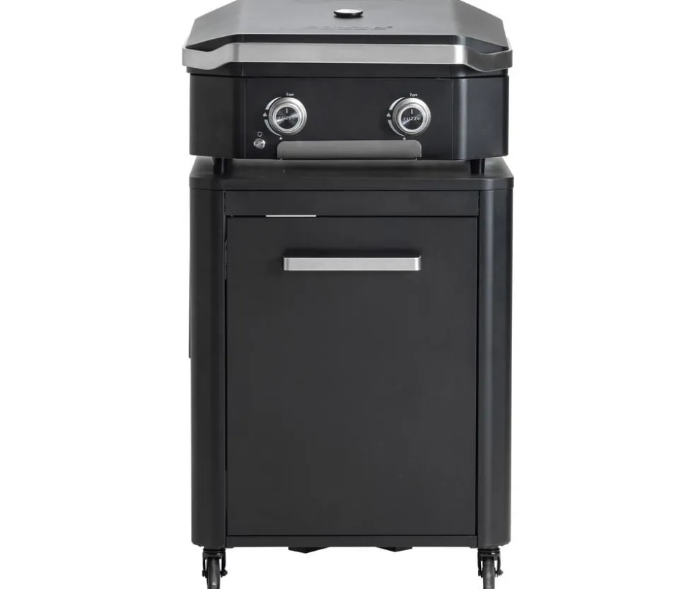 Cozze Outdoor-Küche Rolltisch für Gasgrill Plancha 600, ca. B60/H83/T64 cm