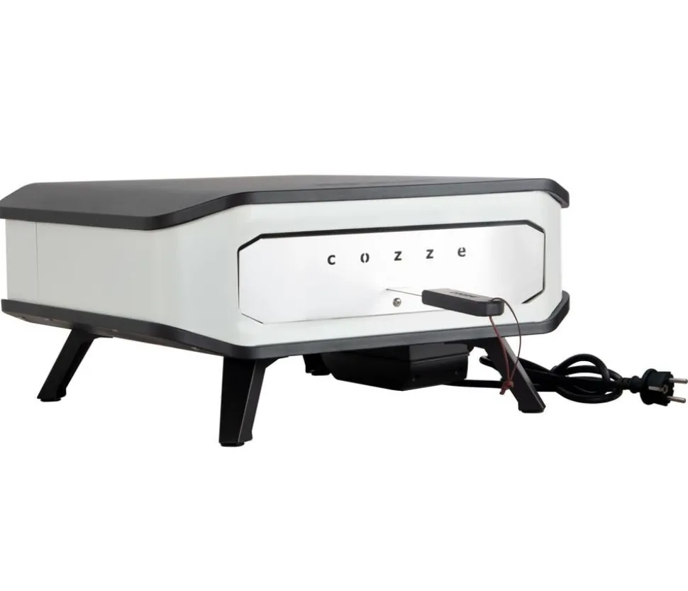 Cozze Pizzaofen elektrisch 42 cm (17"), inkl. Pizzastein & Hitzeschild, ca. B61/H31/T61 cm