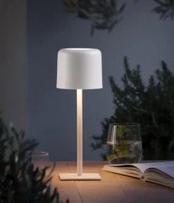 Dehner Akku-Tischleuchte Niva, ca. Ø11/H30 cm