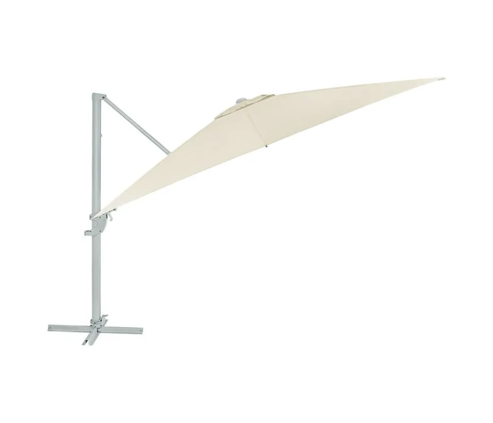 Dehner Ampelschirm Zypern, quadratisch, ca. B300/T300 cm