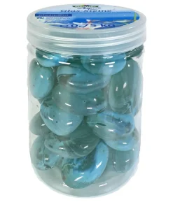 Dehner Aqua Aquariumdeko Glas-Steine, 750 g