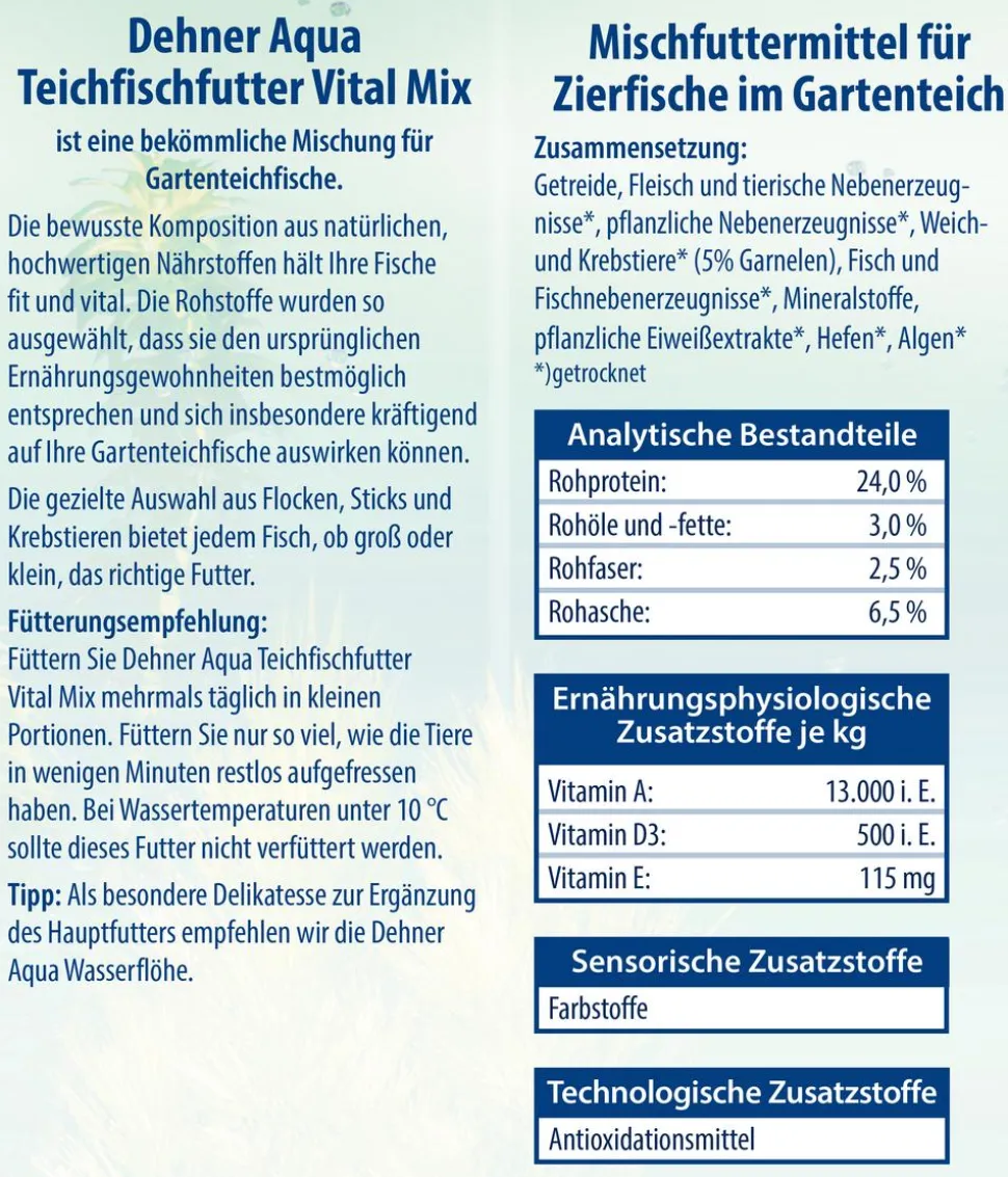 Dehner Aqua Teichfischfutter Vital Mix