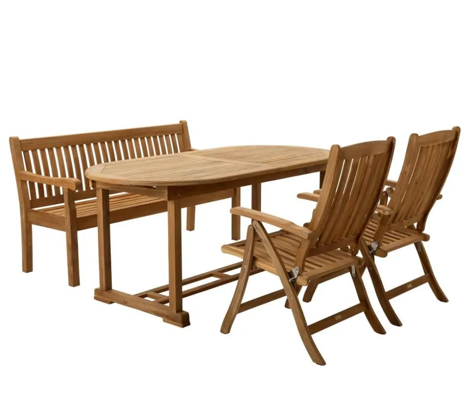 Dehner Ausziehtisch Havanna, ca. B180-240/H74/T90 cm