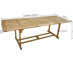 Dehner Ausziehtisch Macao