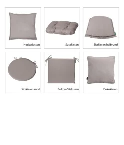 Dehner Balkon-Sitzkissen Veneto, ca. B45/H4/T40 cm