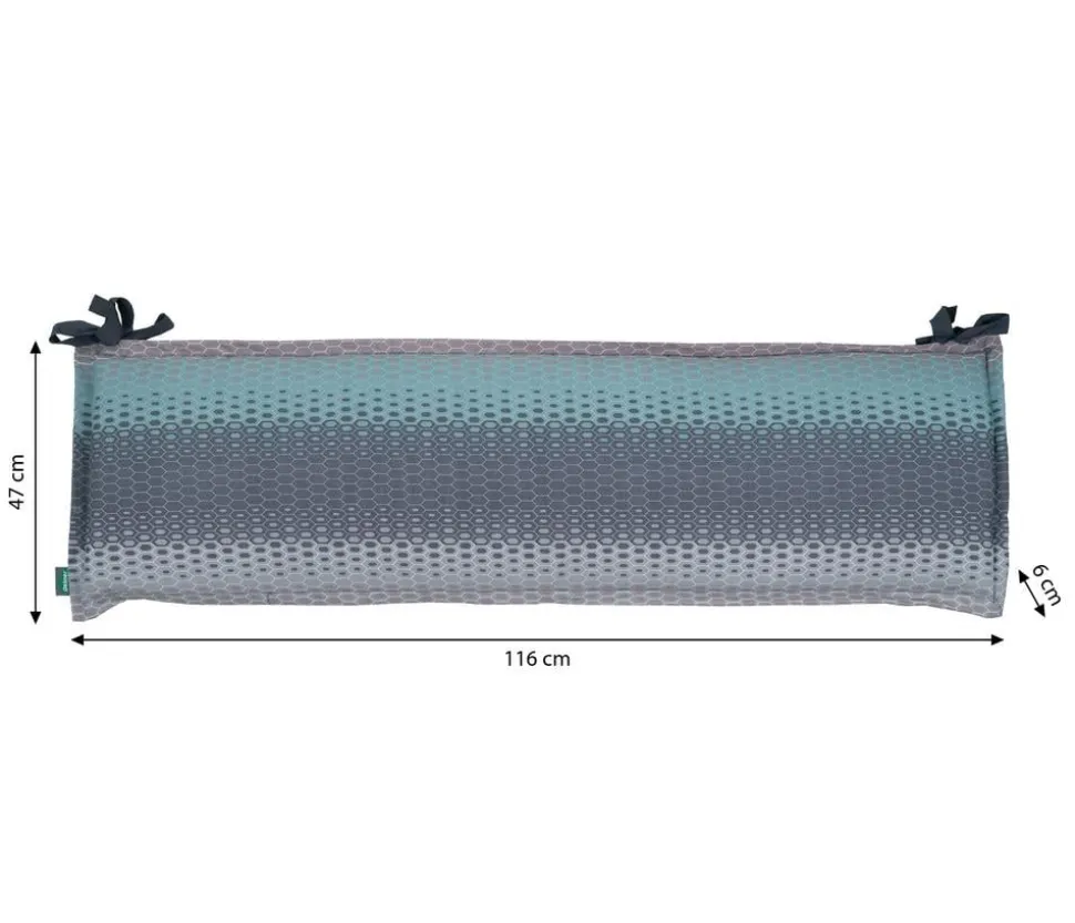 Dehner Bankauflage Trentino 2-Sitzer, ca. B116/H6/T47 cm