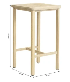 Dehner Bartisch Mauritius, ca. B60/H105/T60 cm