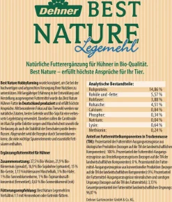 Dehner Best Nature Hühnerfutterergänzung Bio Legemehl