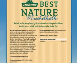 Dehner Best Nature Hühnerfutterergänzung Muschelkalk, 2,5 kg